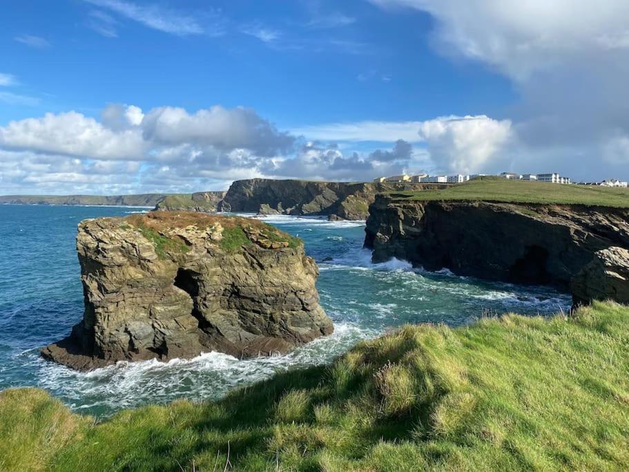 Surf'S Up! Perfect Base For Holidays Or Work In Cornwall St Columb Major Exterior foto